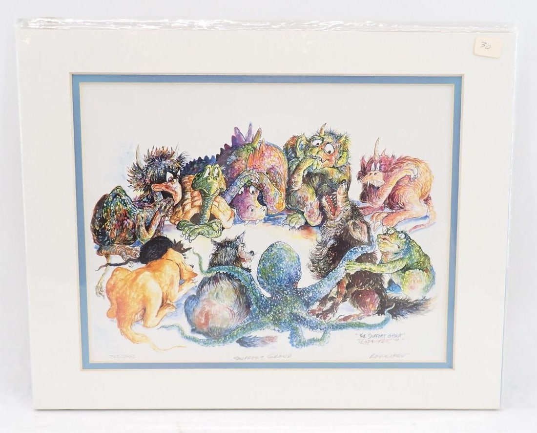 (5) Ron Rodecker Signed Limited Edition Prints - 14