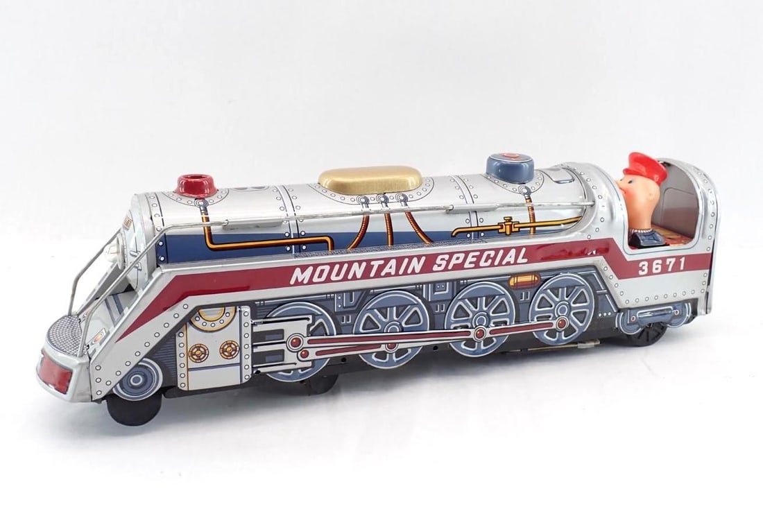 Modern Toys Mountain Special Express Lithograph Tin Train Engine (1 of 6)
