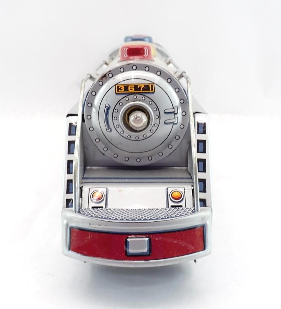 Modern Toys Mountain Special Express Lithograph Tin Train Engine - 3