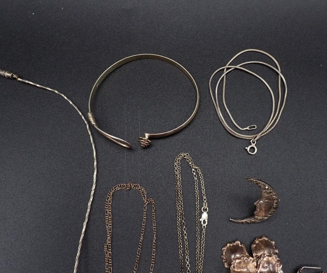 (13) Sterling Silver Jewelry Articles - 3