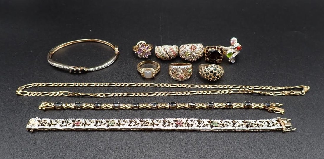 (12) Sterling Silver Jewelry Articles (1 of 3)