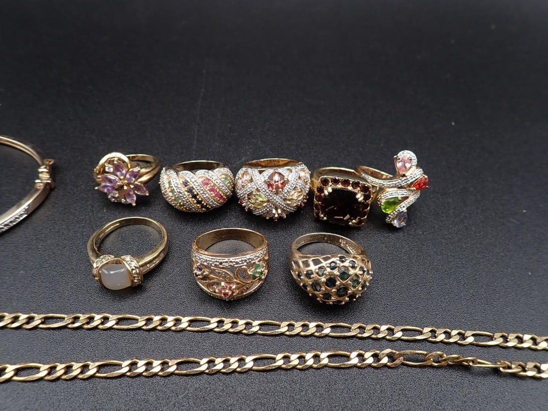 (12) Sterling Silver Jewelry Articles - 2