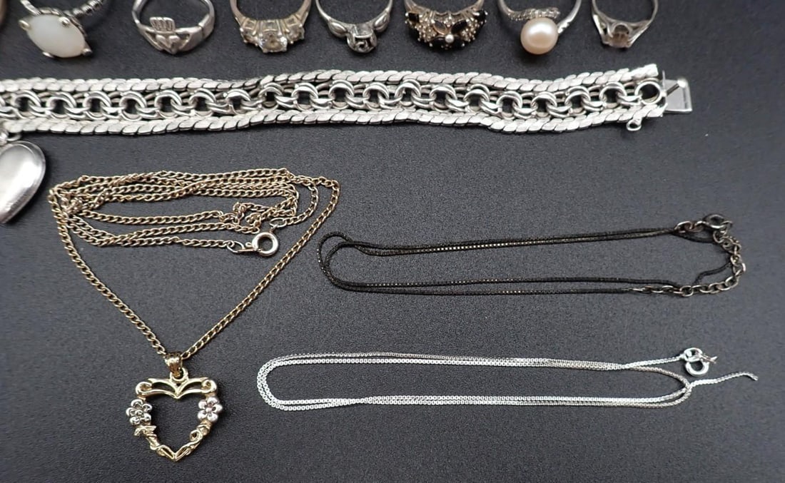 (20) Sterling Silver Jewelry Articles - 6