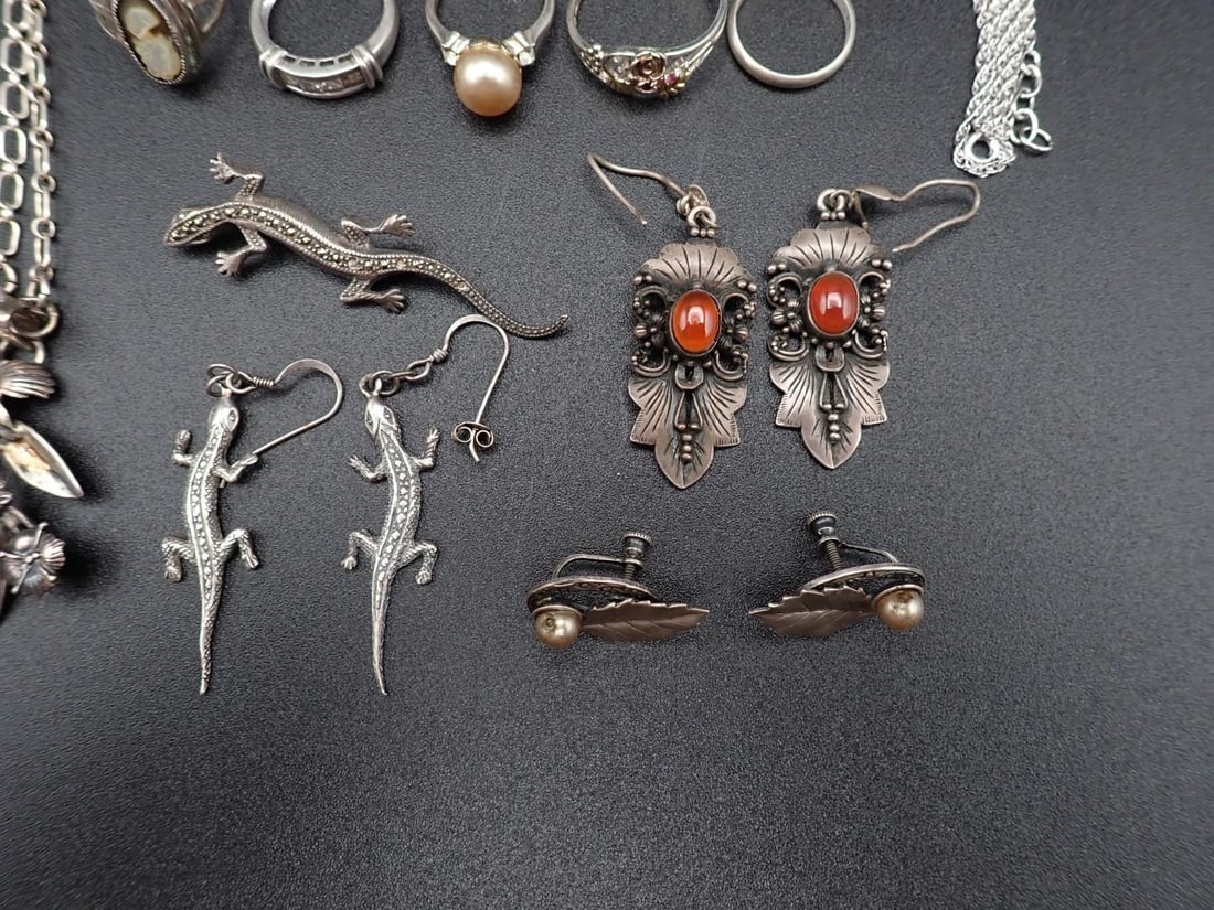 (20) Sterling Silver Jewelry Articles - 5