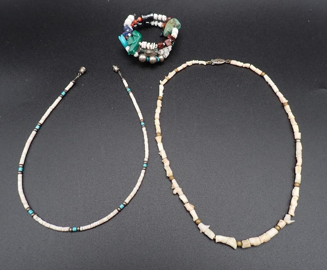 Fetish Bracelet & (2) Necklaces: Fetish Bracelet & (2) Necklaces