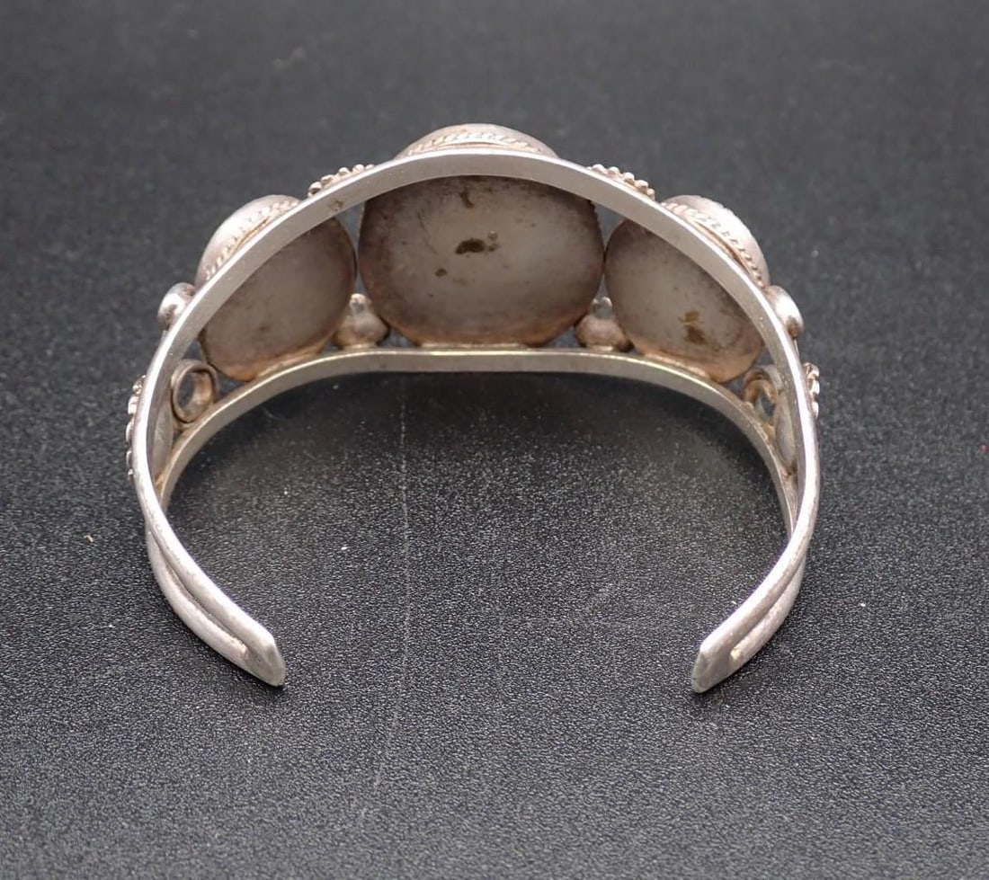 Sterling Silver and Hematite Bracelet - 2