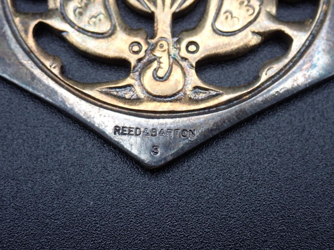 (5) Reed & Barton Twelve Days of Christmas Silver Plate Ornaments - 6