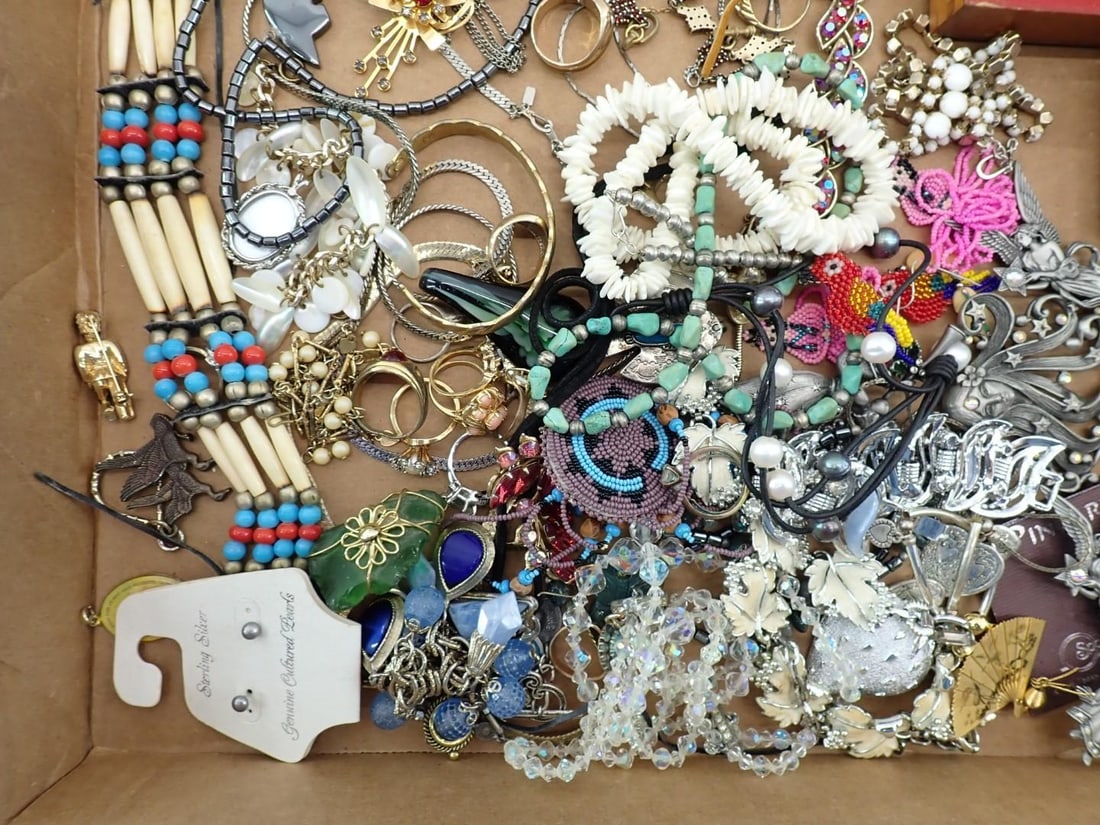 Tray of Costume Jewelry - 9
