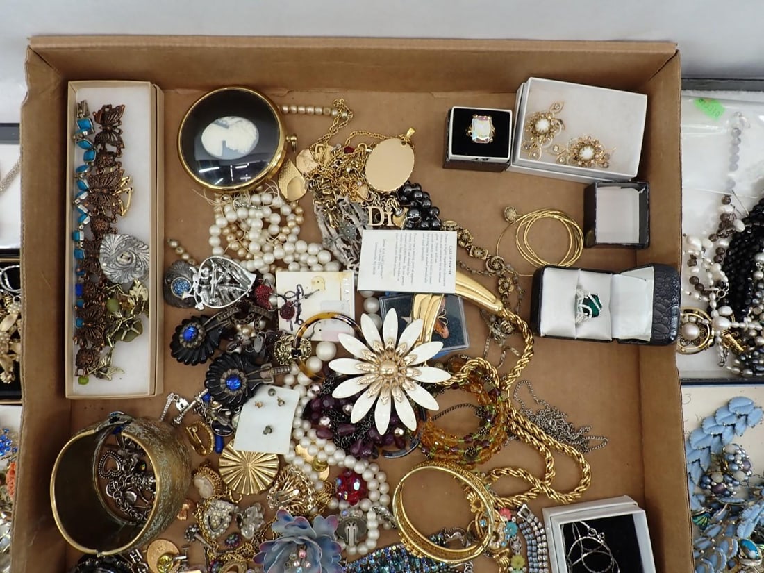Tray of Costume Jewelry - 2