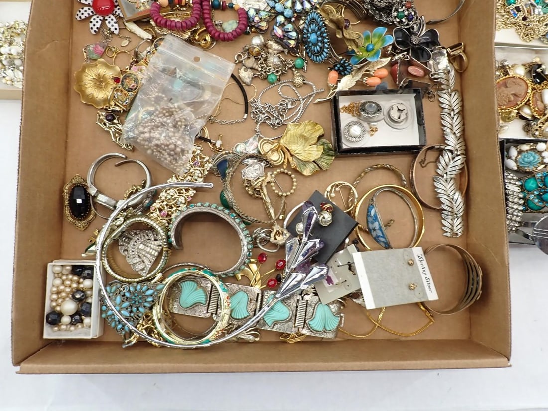 Tray of Costume Jewelry - 2
