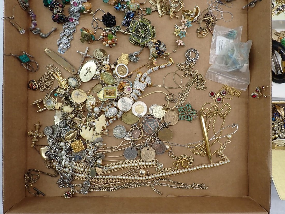 Tray of Costume Jewelry - 2