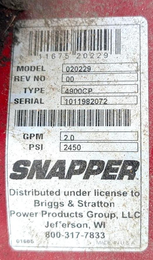 Briggs & Stratton Pressure Washer - 8