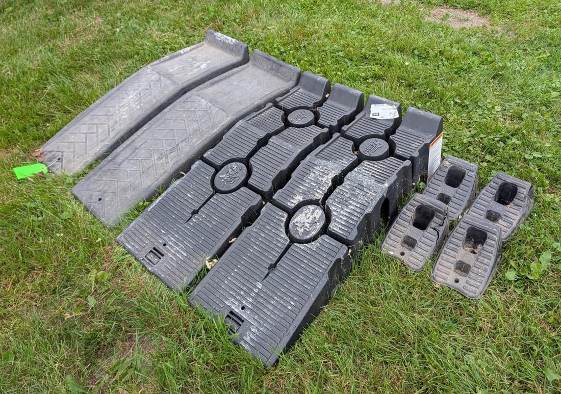 (2) Sets of Poly Automotive Ramps - 5