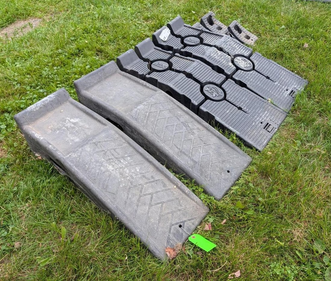 (2) Sets of Poly Automotive Ramps - 6