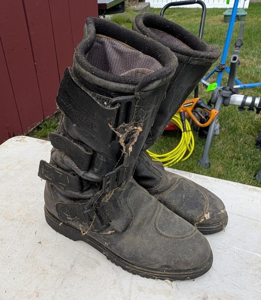 (4) Pairs of Motorcycle Riding Boots - 17
