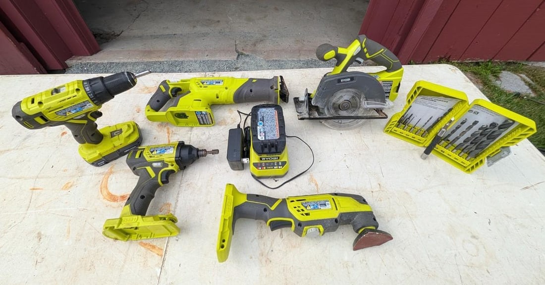 Ryobi Cordless Tool Lot (1 of 14)