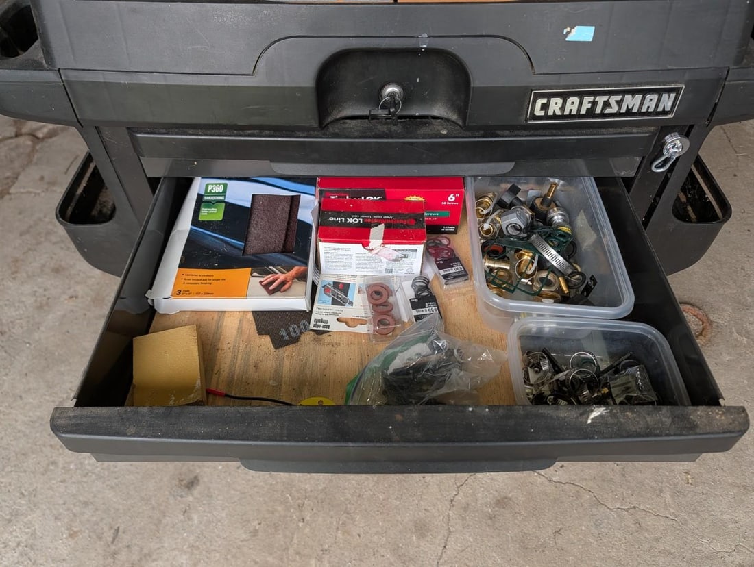 4-Drawer Craftsman Rolling Toolbox W/ Contents - 5