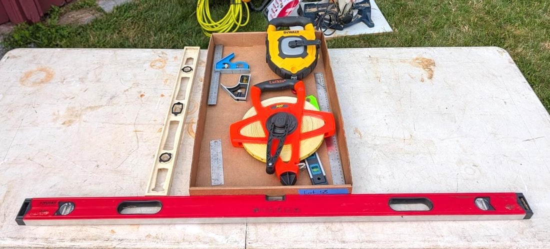 Measuring & Level Tools Lot (1 of 4)
