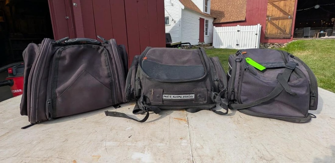 (3) Asst. Motorcycle Luggage Bags - 4