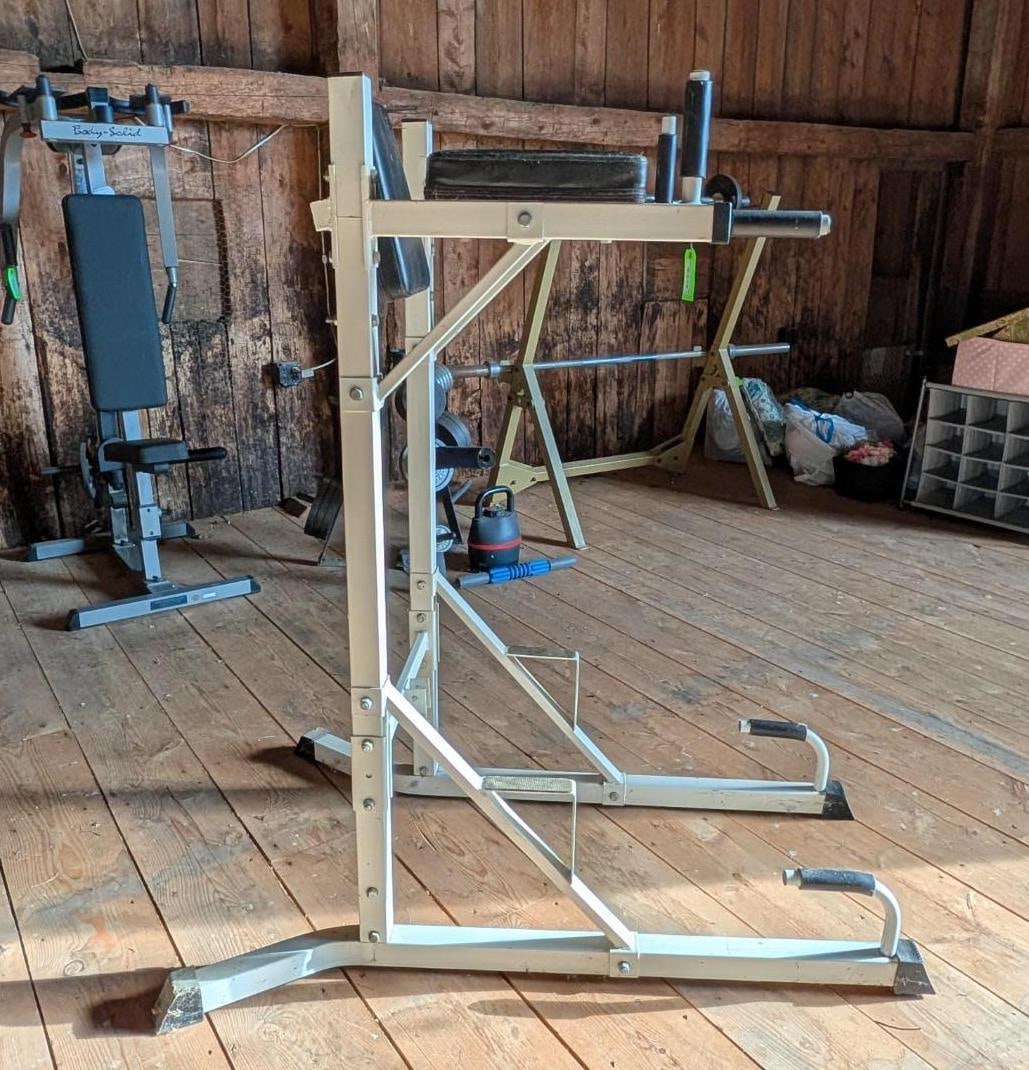 Power Tower W/ Dip Station & Pull Bar - 6
