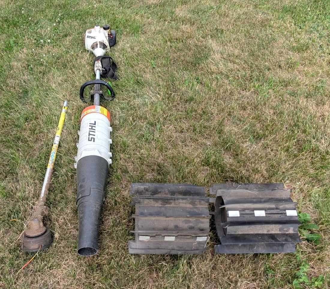 Stihl KM55R Combi Motor Unit w/ Attachments (1 of 10)