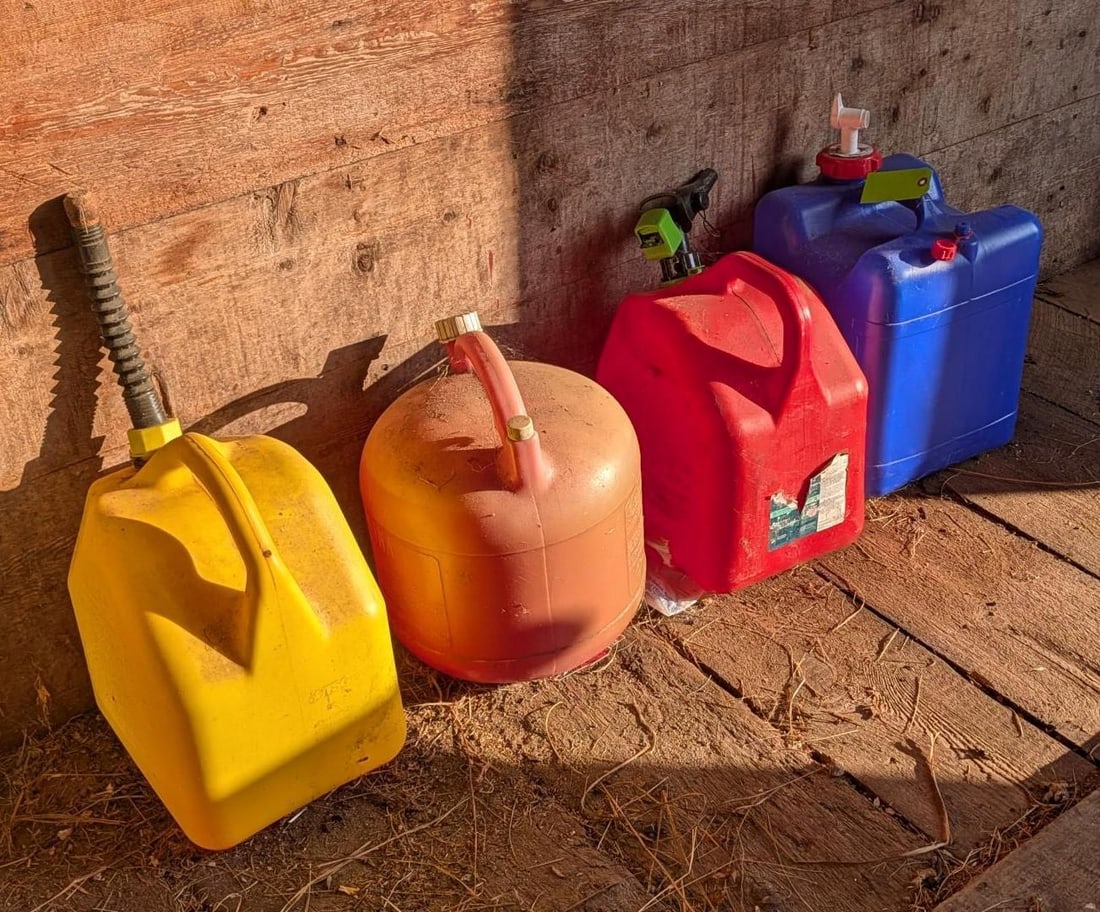(4) Asst. Gas Cans - 2