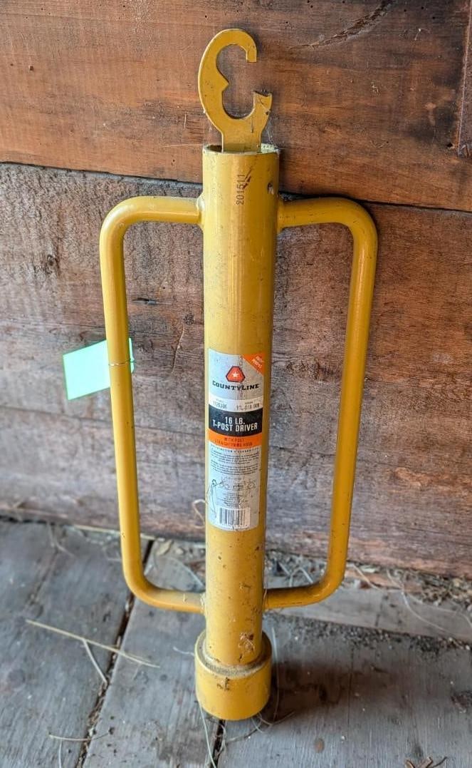 Countyline 16. Lb T-Post Driver: , Location: Barn