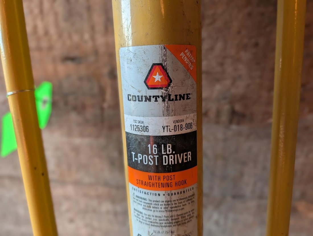 Countyline 16. Lb T-Post Driver - 4