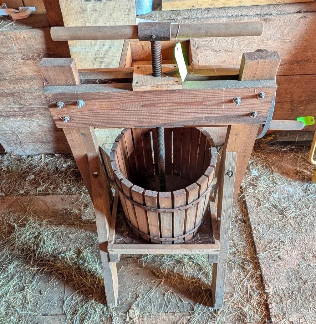 Cider Press w/ Grinding Attachment - 4