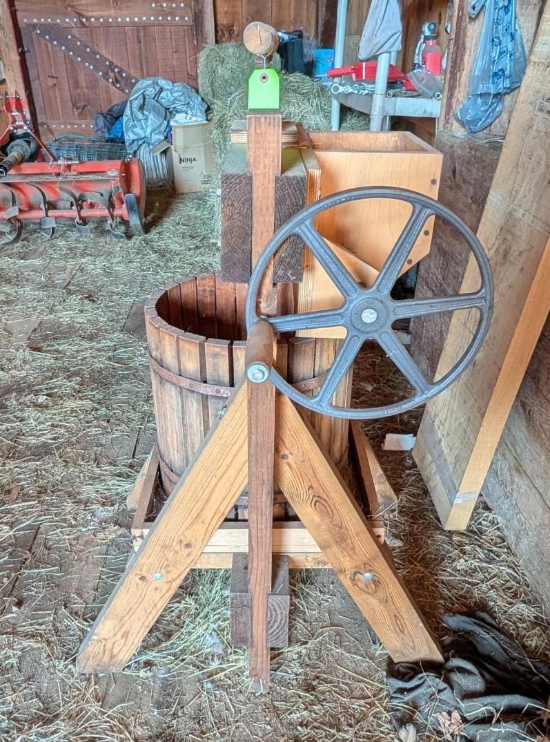 Cider Press w/ Grinding Attachment - 5