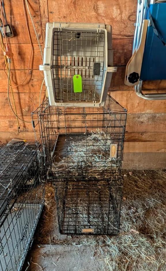(5) Small Animal Crates - 4