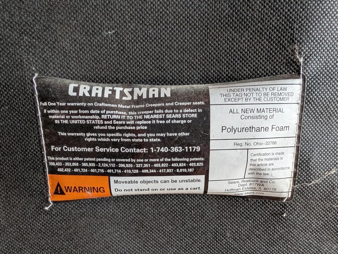 Craftsman Automotive Creeper - 5