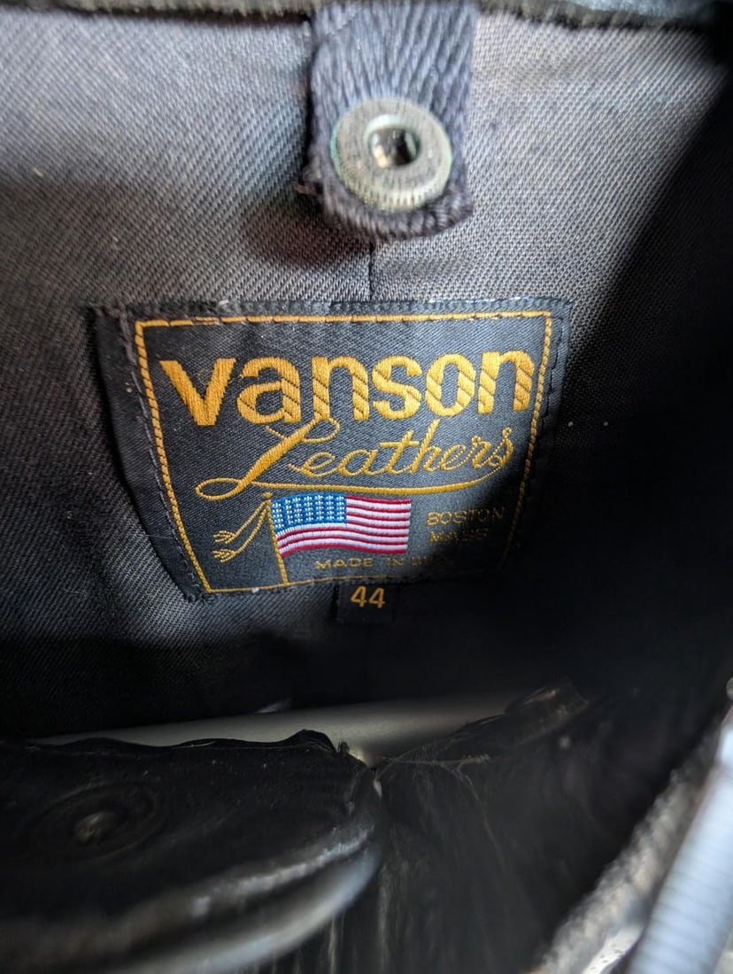 Vanson Leather Motorcycle Jacket - 3