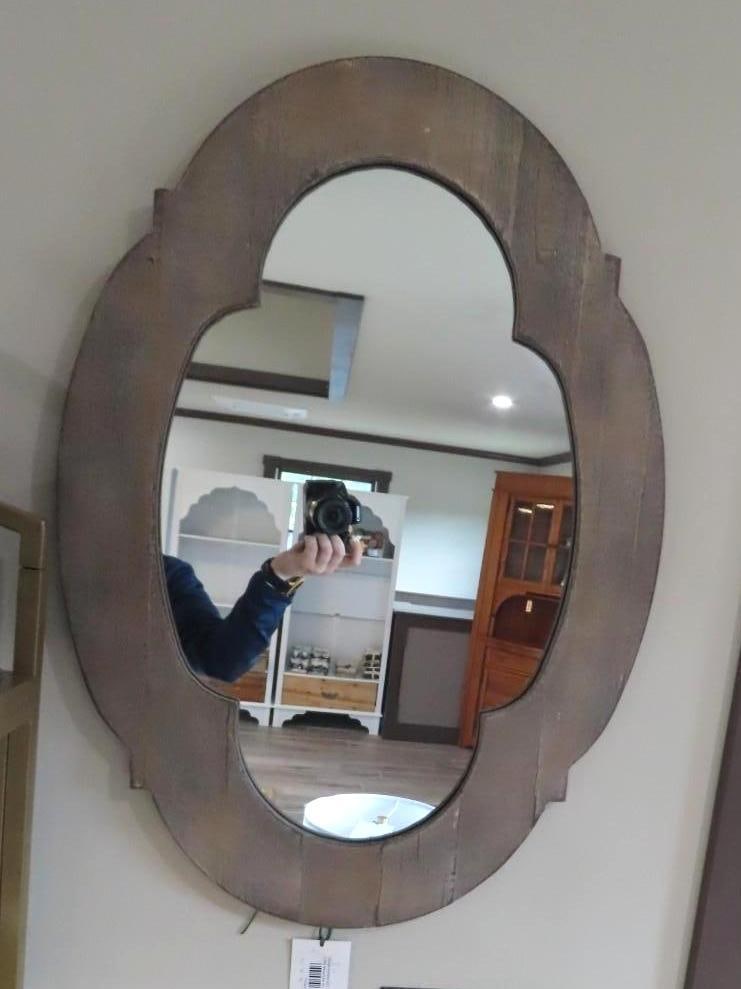 Elk Home Wood Framed Mirror: 19.25" x 28"