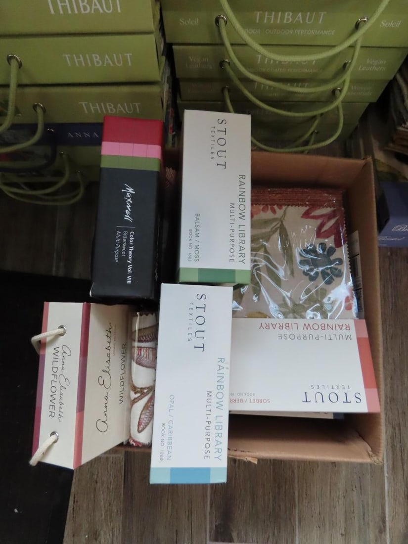 Large Lot of Fabric Samples - 8