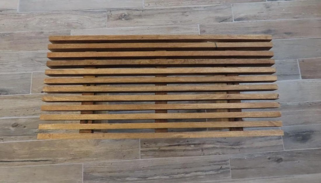 Hardwood Slatted Coffee Table or Bench - 2