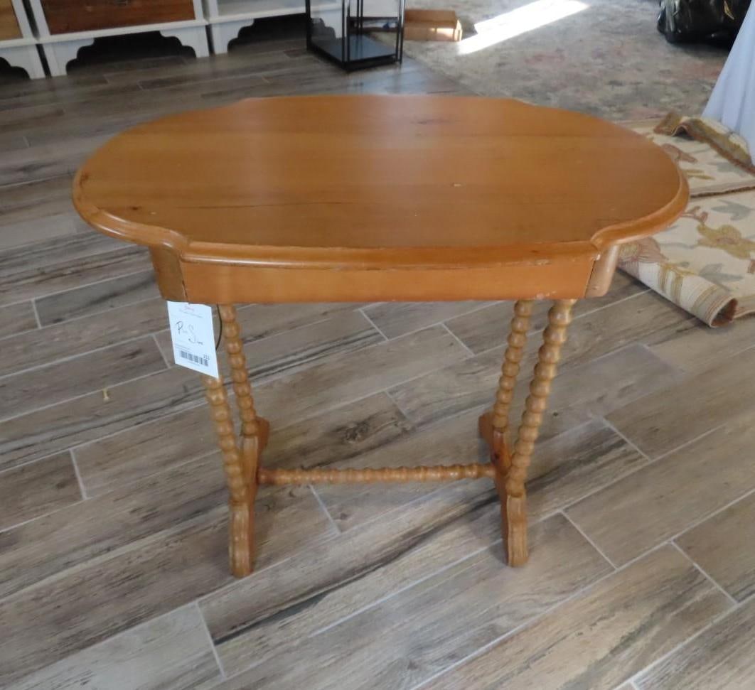 Antique Pine Cottage Stand: 18.25" x 29.5" x 26.5"