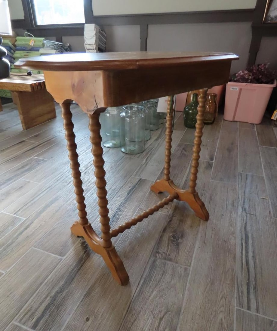 Antique Pine Cottage Stand - 3