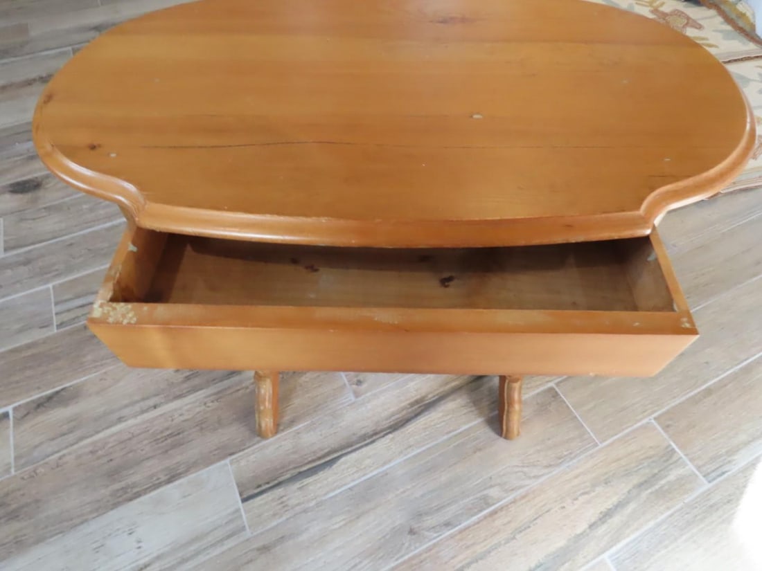 Antique Pine Cottage Stand - 4