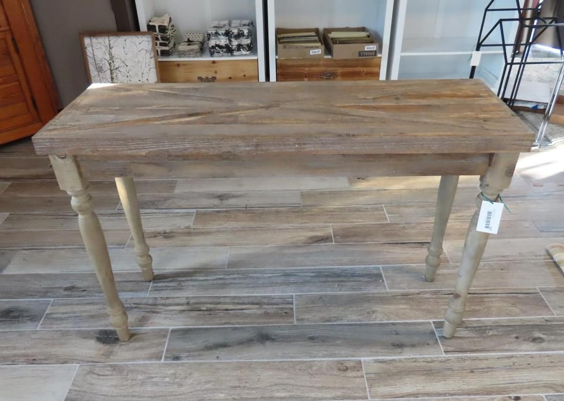Reclaimed Wood Console Table (1 of 3)