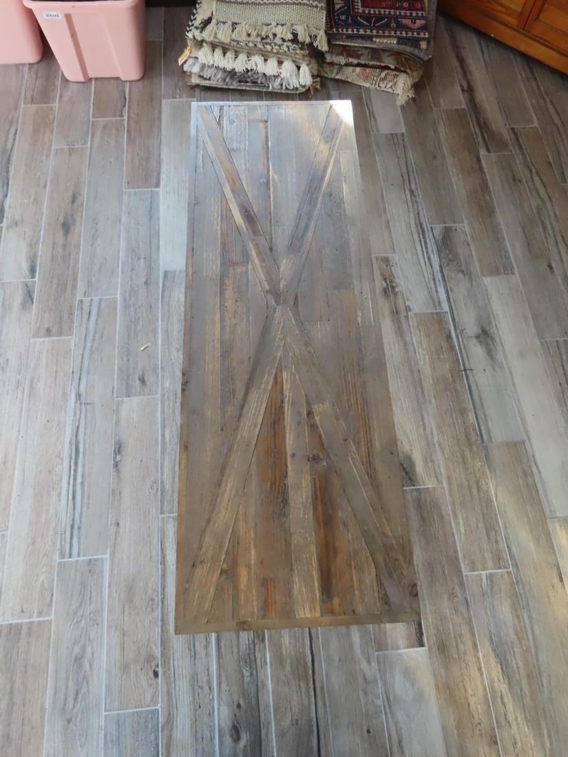 Reclaimed Wood Console Table - 3