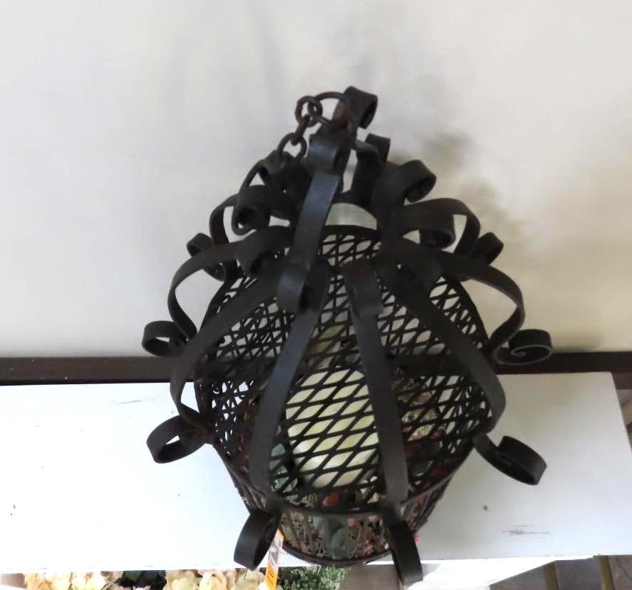 Iron Birdcage Style Candle Lamp - 2
