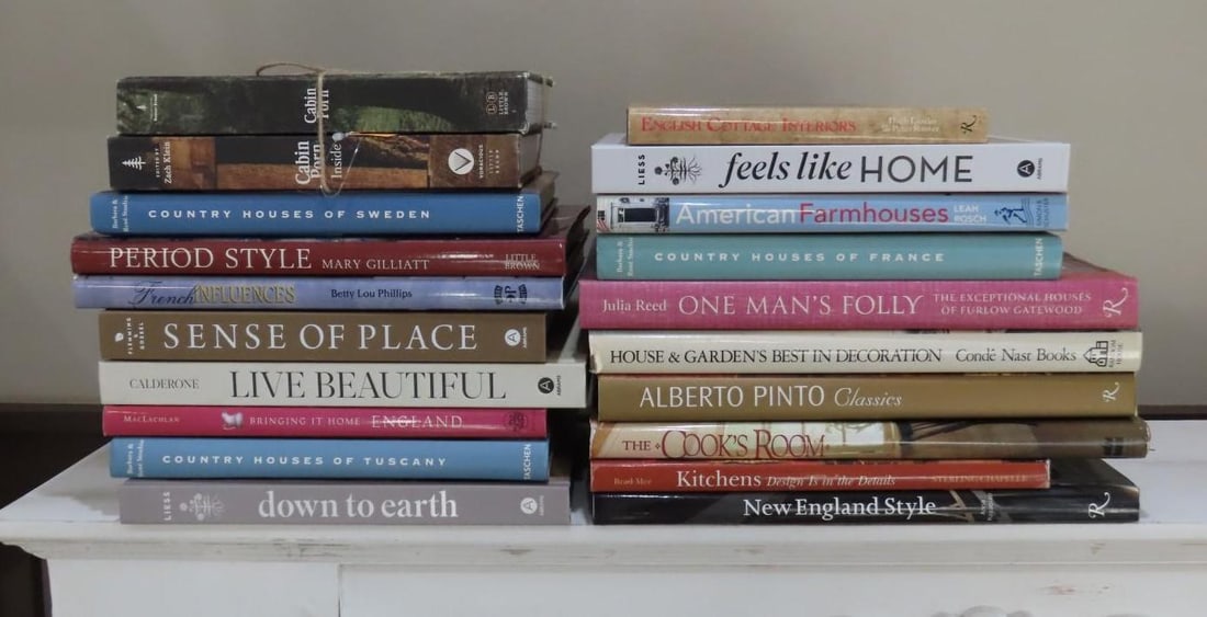 (20+/-) Interior Design Books: (20+/-) Interior Design Books