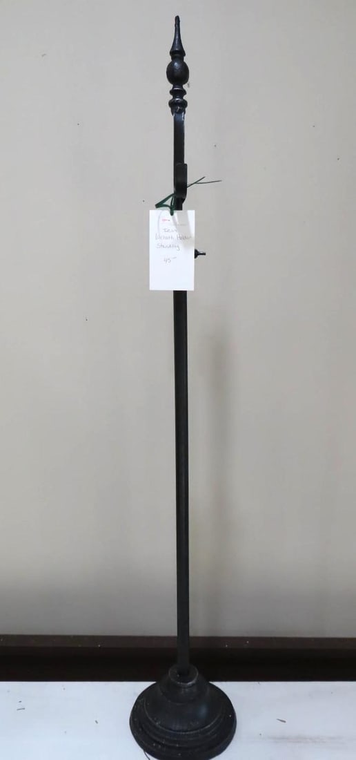 Adjustable Iron Wreath Stand & (3) Wreaths - 3