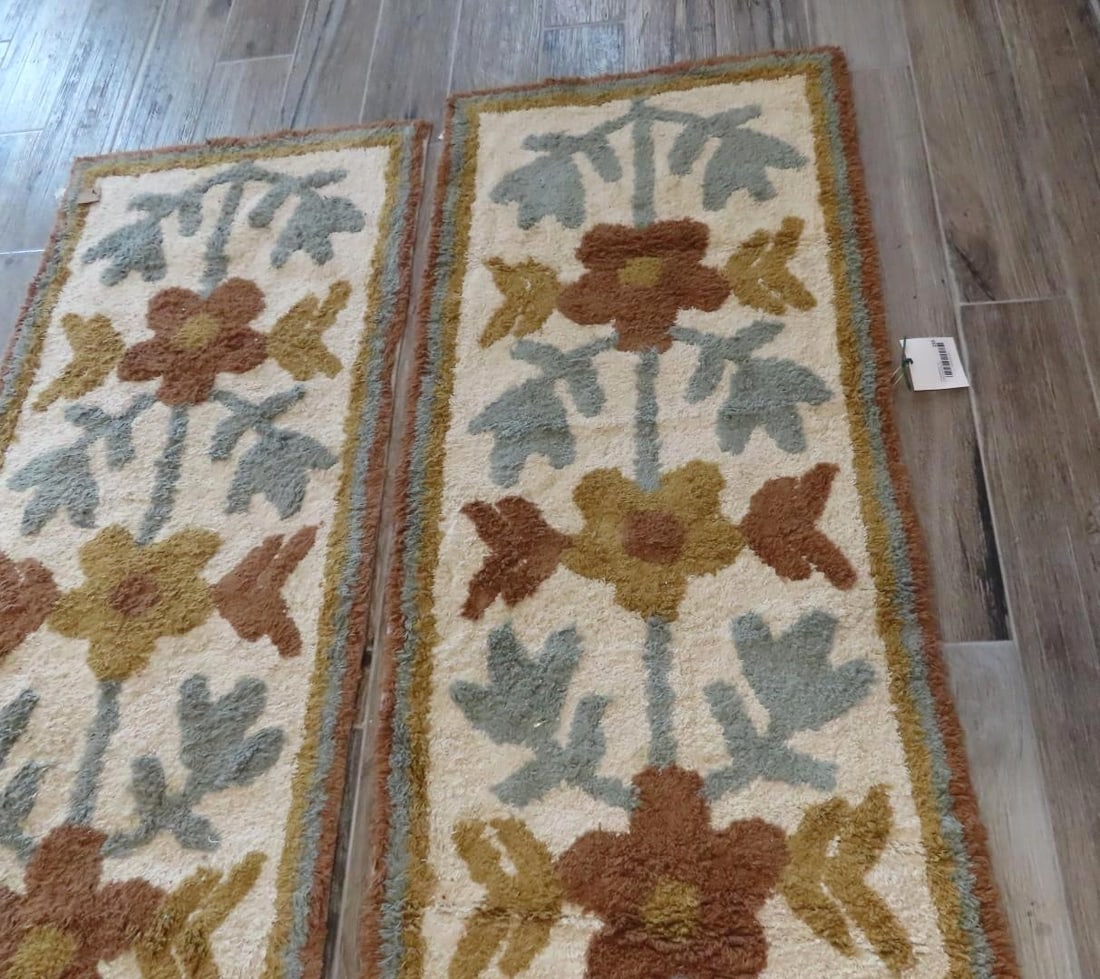(2) Tufted Cotton Floor Runners - 3