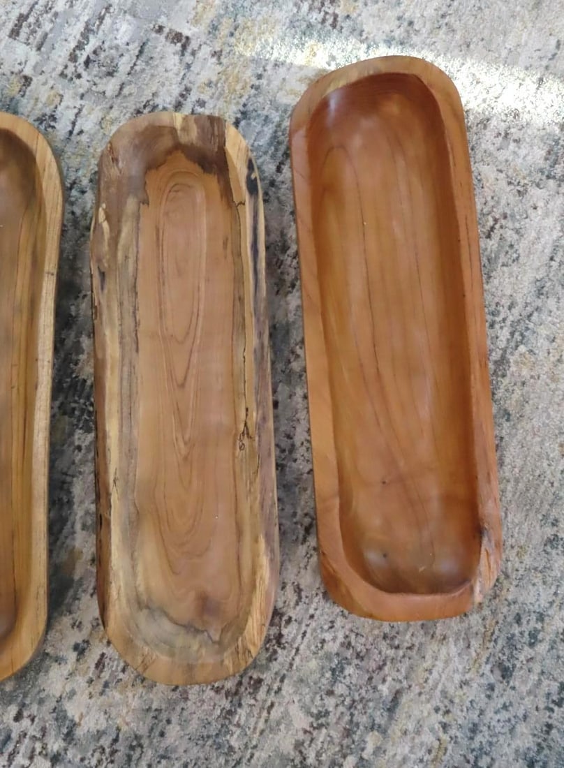 (4) Wood Trays - 3
