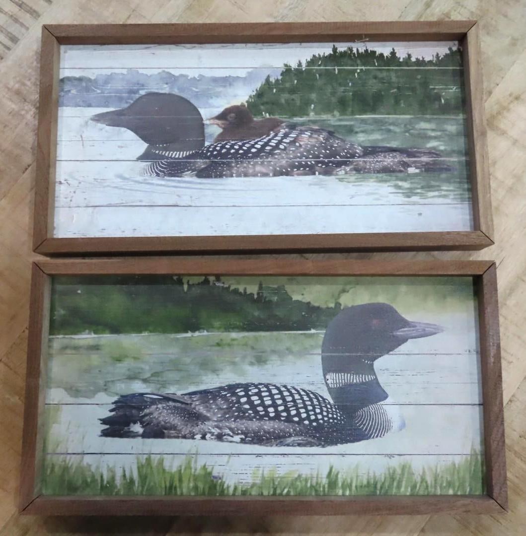 (2) Kendrick Loon Lithographs: 8" x 16"