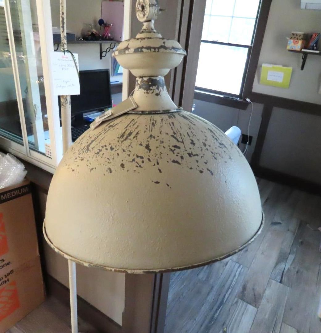 White Painted Standing Lamp - 2