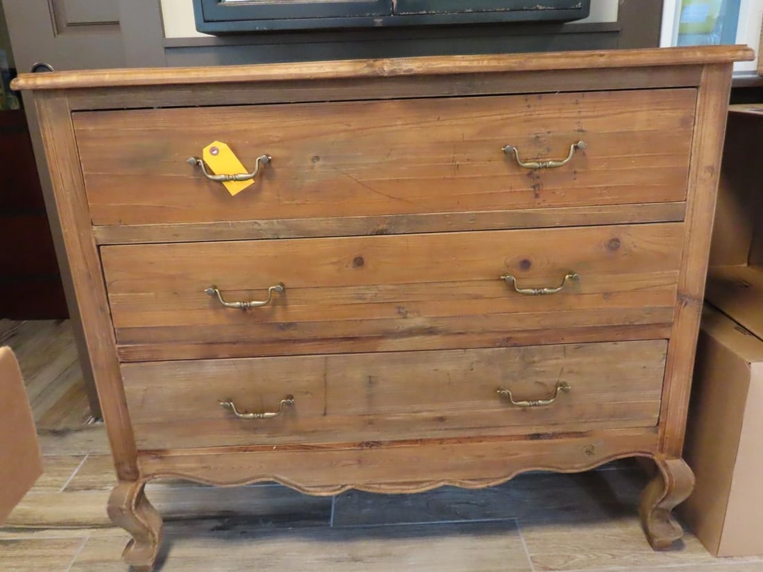 French Style 3-Drawer Chest (1 of 3)