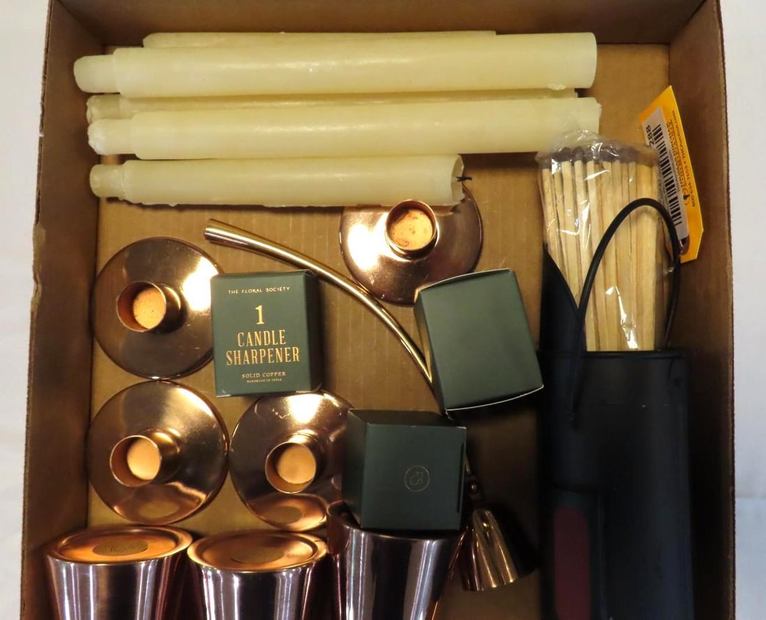 (18) Candlesticks, Candles, & Accessories - 3